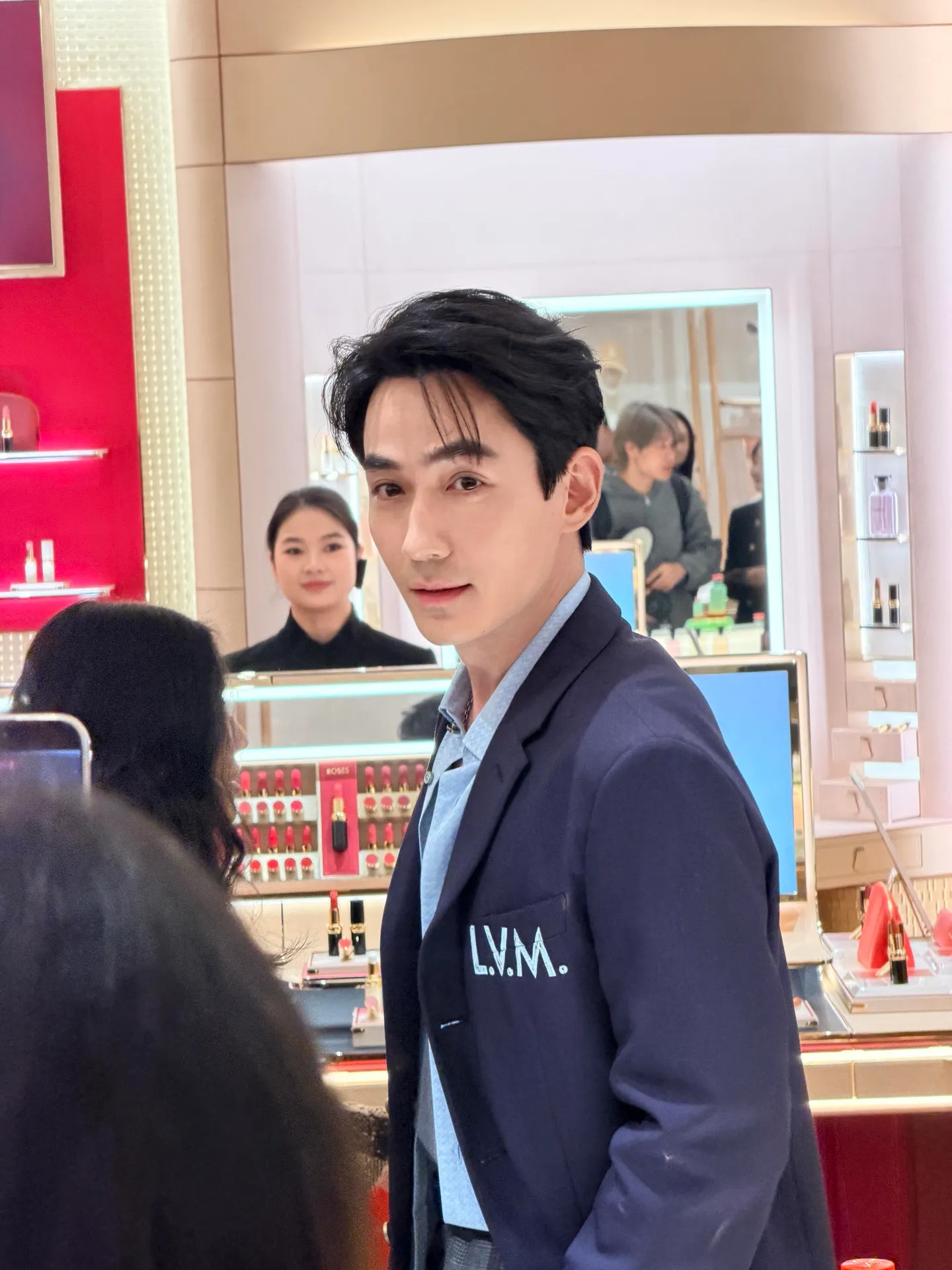 Louis Vuitton Pocket Embroidered Single Breasted Suit Jacket